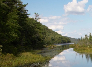 Oxbow Lake in the Adirondacks, New York